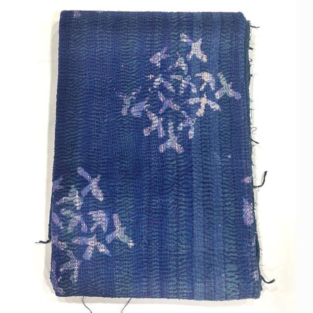 COTTON KANTHA INDIGO PATCH WORK QUILTS