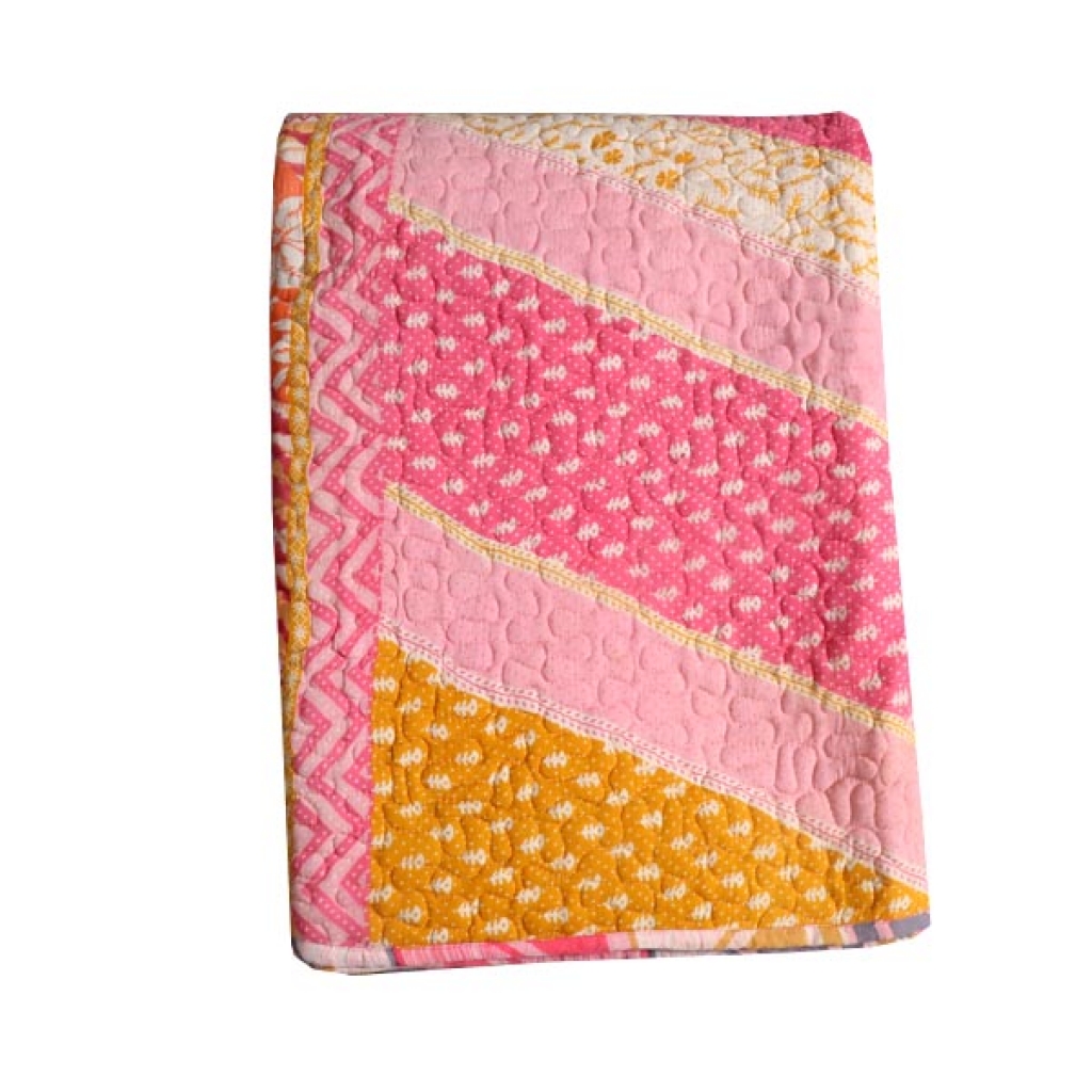 HANDMADE INDIAN PURE COTTON DESIGNER QUILTED
