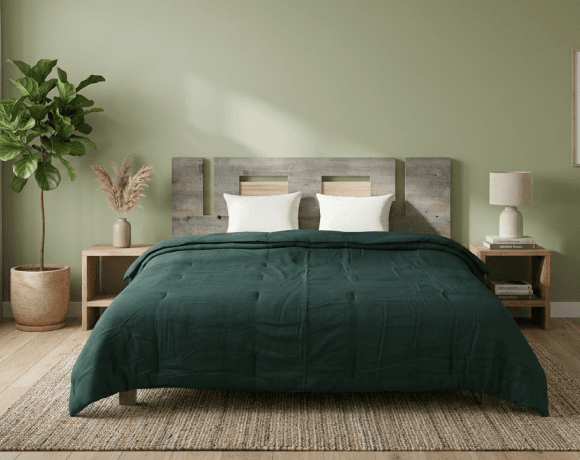HAND BLOCK PERCALE PRINTED BEDSHEET